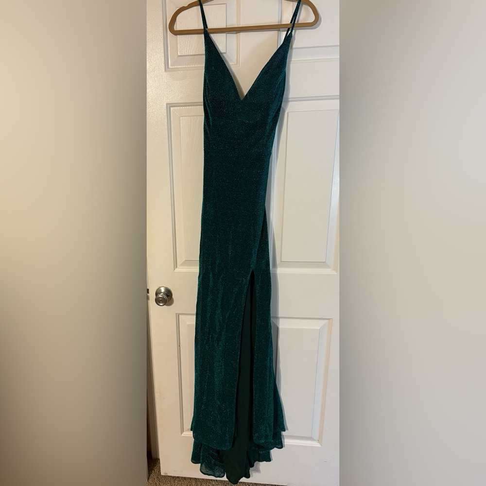 Elegant Green Evening Gown